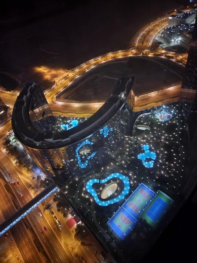 شقة Cozy 1Br In Iconic Tower أبو ظبي المظهر الخارجي الصورة
